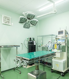 りき動物病院の手術室